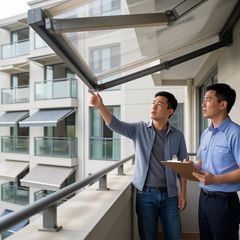 2026年小区装雨棚物业不同意怎么办？专家详解审批流程与协商技巧-晟发篷业