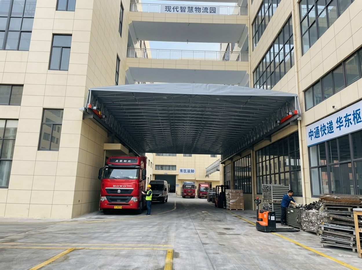 工业级重型电动推拉篷 - 应用场景