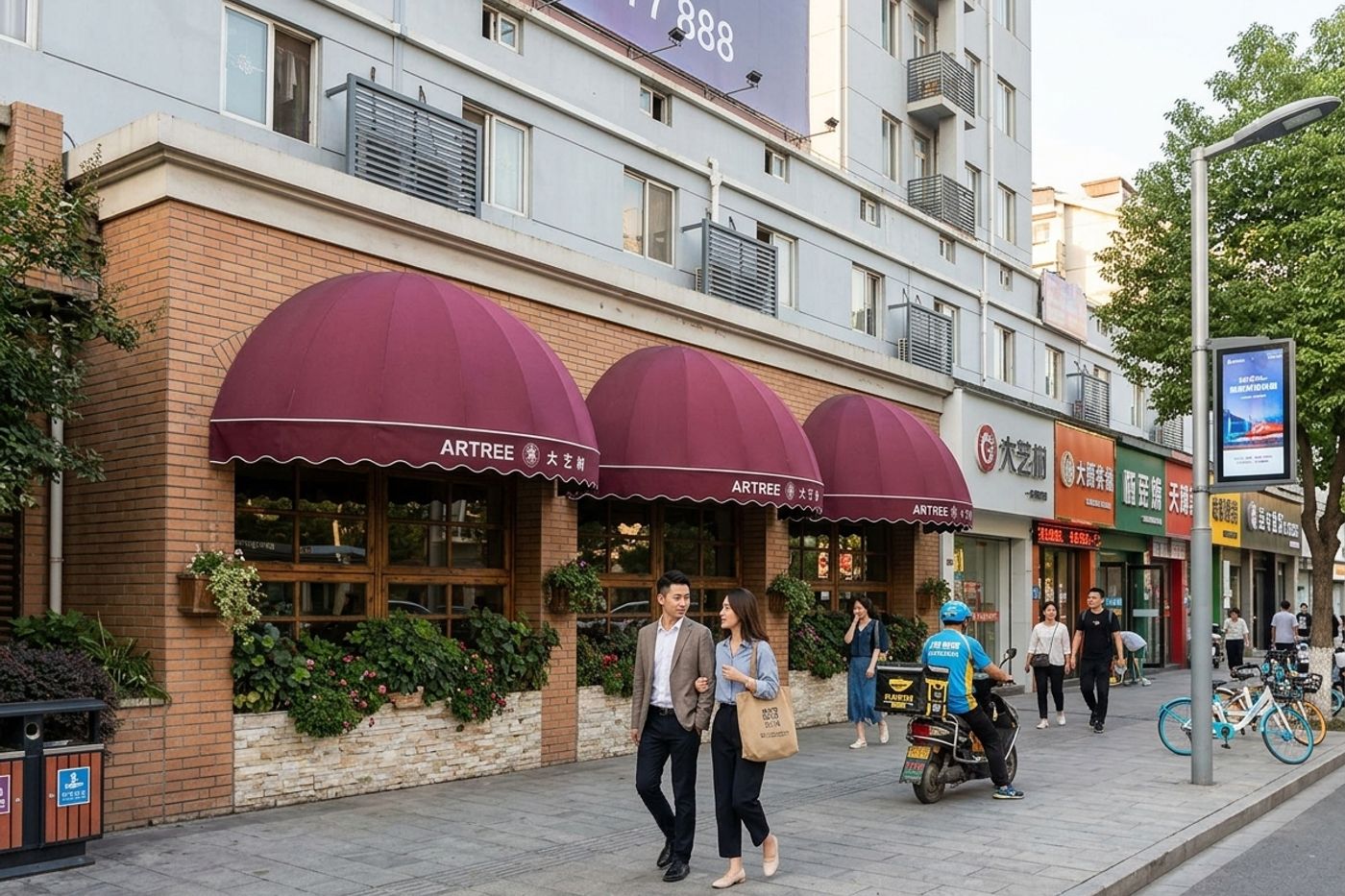 经典法式复古半圆西瓜篷 - 应用场景