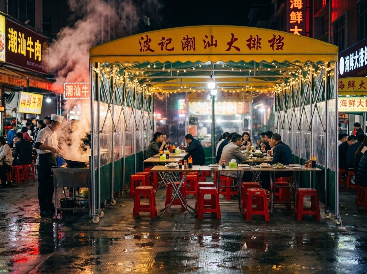 手推式移动折叠推拉雨棚 - 应用场景